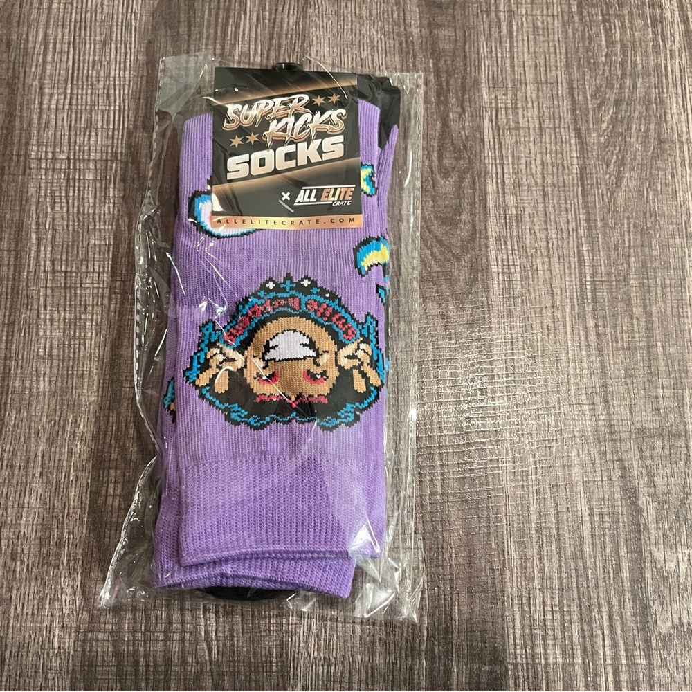 AEW Wrestling Willow Nightingale Socks Brand New Still in Packaging